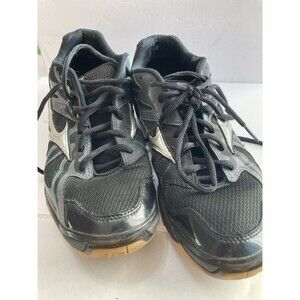 MIZUNO Tennis Shoes WAVE Black And Gray Size 9.5